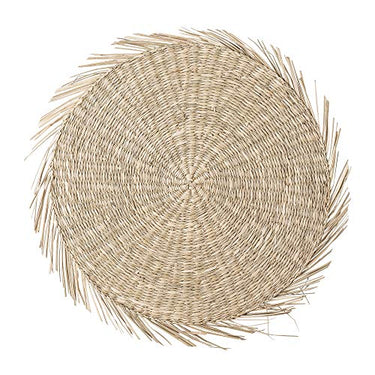 Bloomingville Platzmatte Untersetzer aus Seegras in der Farbe Natur mit einem Durchmesser von 38cm, 82047214 im Sale